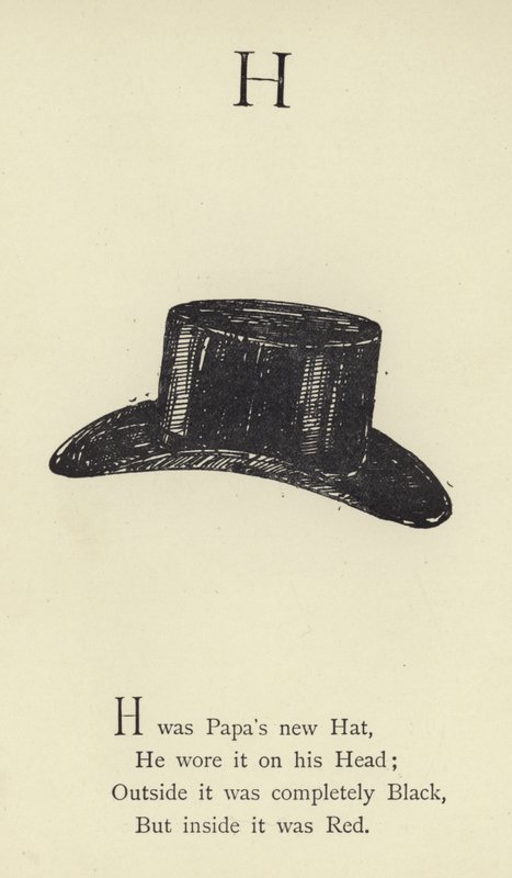 Kirjain H tekijältä Edward Lear