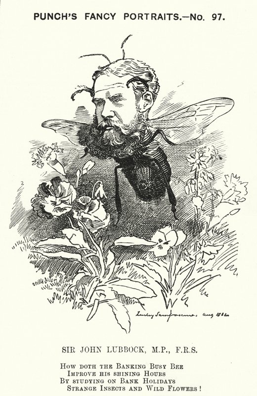 Punch sarjakuva: John Lubbock tekijältä Edward Linley (after) Sambourne