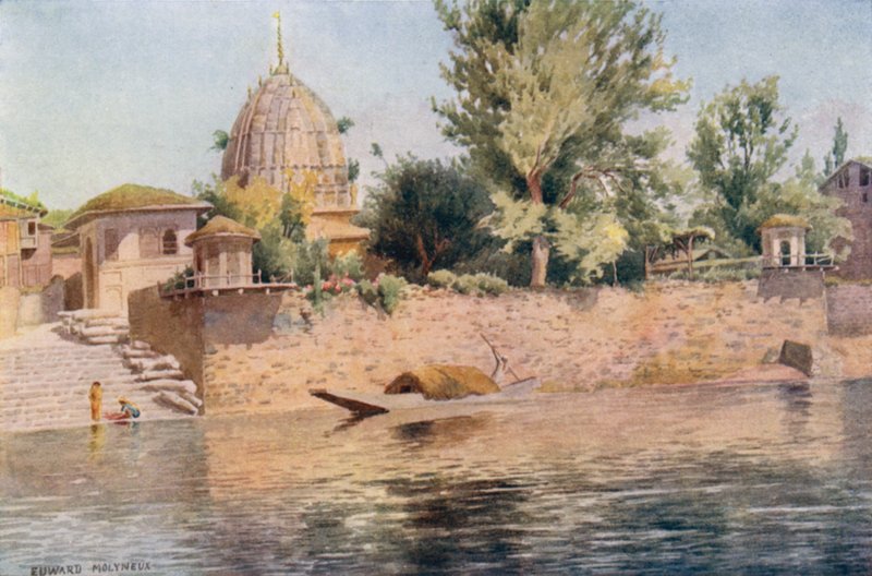 Hindutemppeli, Srinagar tekijältä Edward Mary Joseph Molyneux