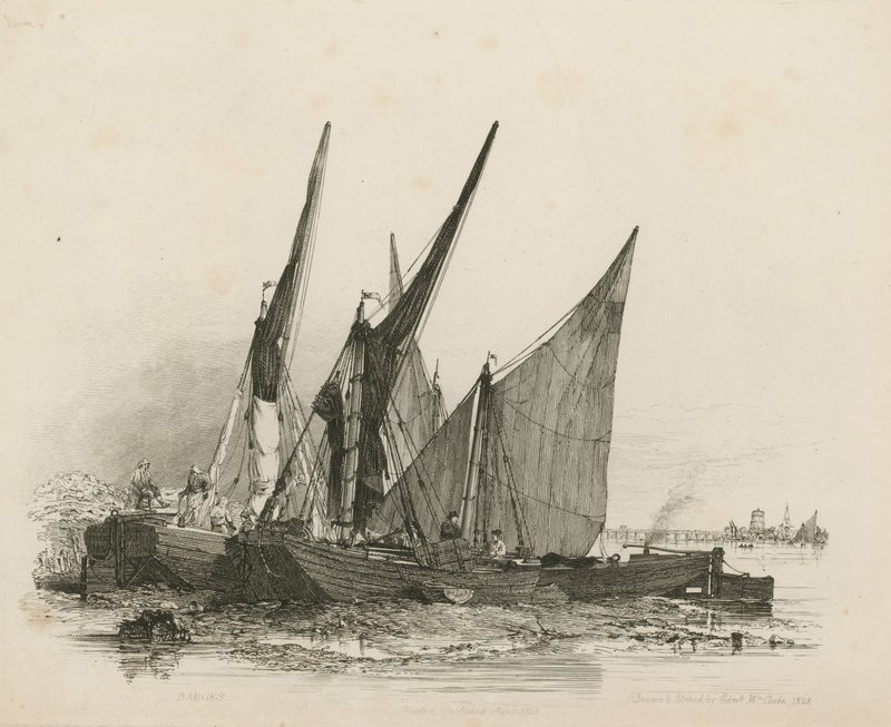 Proomut Thamesilla tekijältä Edward William Cooke
