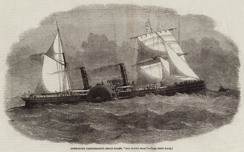 Commodore Vanderbiltin höyryjahti, Pohjantähti tekijältä Edwin Weedon