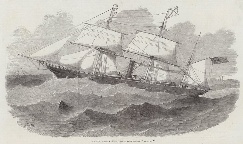 Australian Royal Mail Steam-Ship Sydney tekijältä Edwin Weedon
