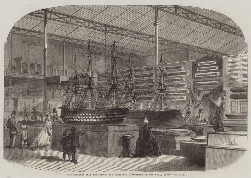 Kansainvälinen näyttely, Naval Courtin Admiraliteettiosasto tekijältä Edwin Weedon