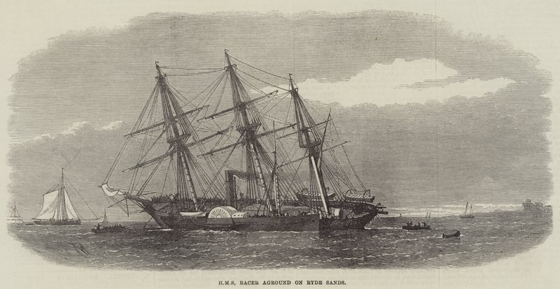 HMS Racer karille Ryde Sandsilla tekijältä Edwin Weedon