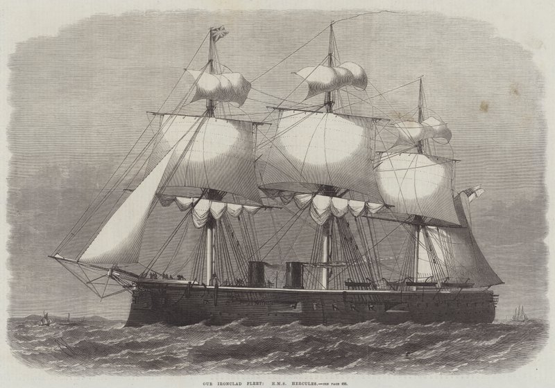 Rautapukuinen laivastomme, HMS Hercules tekijältä Edwin Weedon