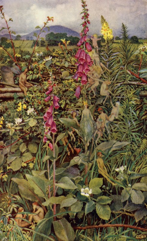 Guinevere (väri litho) tekijältä Eleanor Fortescue Brickdale
