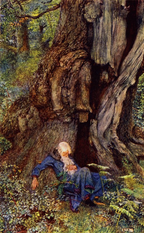 Vivien (väri litho) tekijältä Eleanor Fortescue Brickdale