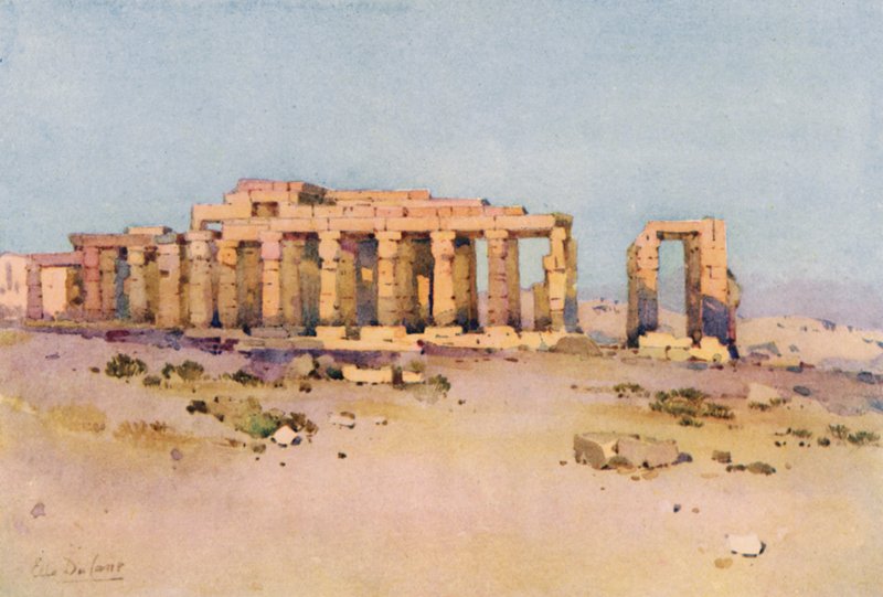 Ramesseum (värinen lito) tekijältä Ella Du Cane
