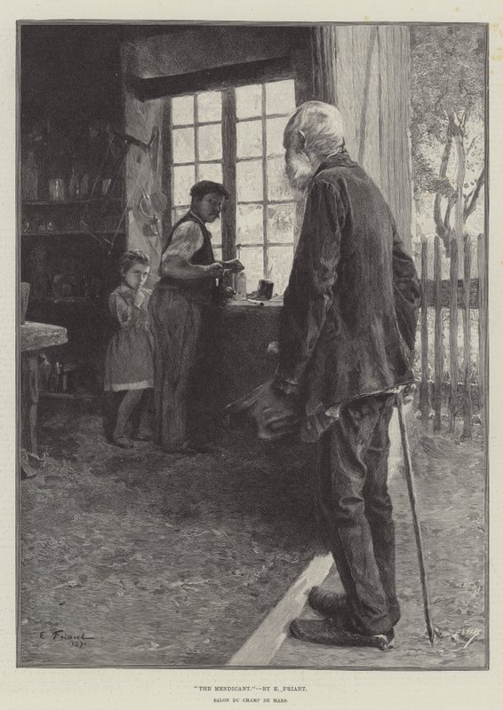 Mendicantti tekijältä Emile Friant