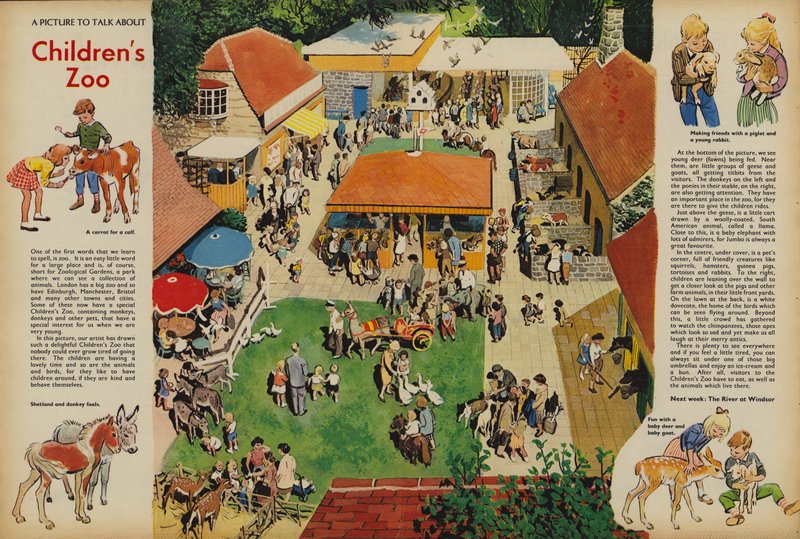 Lasten eläintarha, Englanti, 1960-luku tekijältä English School