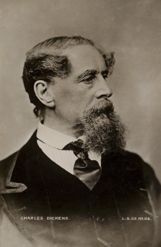 Charles Dickens (1812-1870), englantilainen kirjailija tekijältä English Photographer