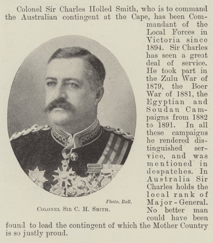 Eversti Sir C H Smith tekijältä English Photographer