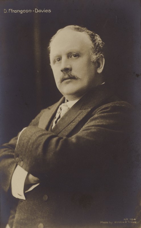 David Ffrangcon-Davies, walesilainen baritonilaulaja (1855-1918) tekijältä English Photographer