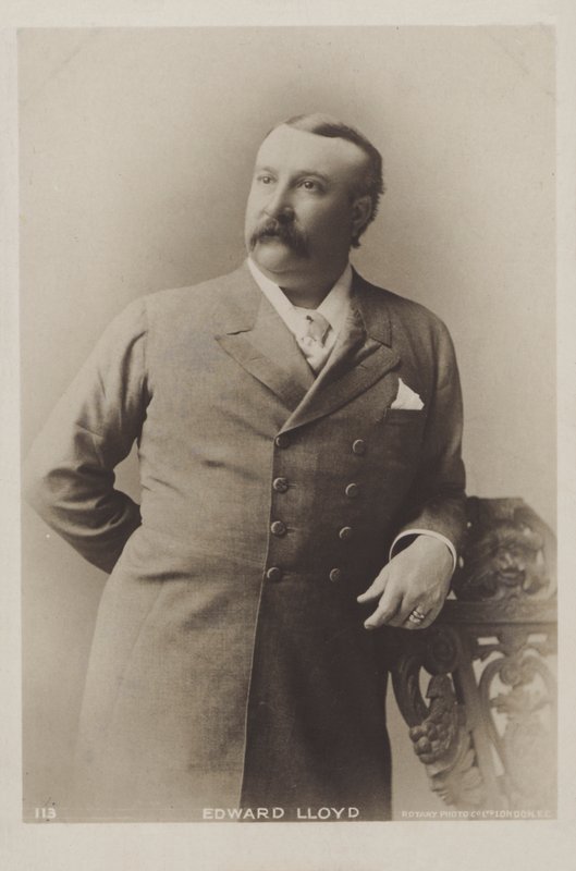Edward Lloyd, englantilainen tenori tekijältä English Photographer