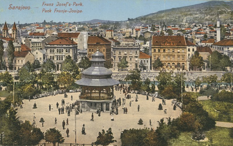Franz Josef Park, Sarajevo (värikuva) tekijältä English Photographer