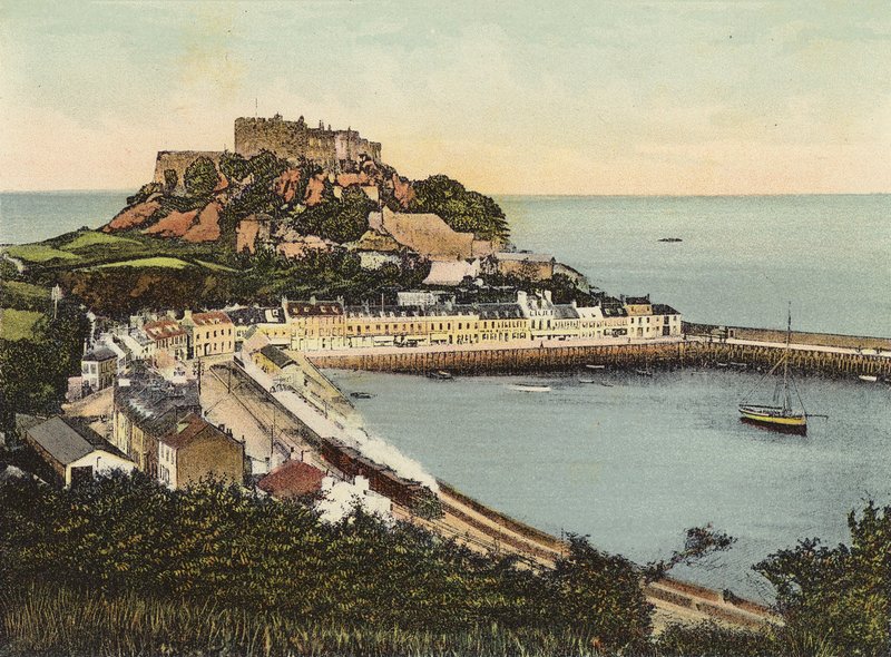 Jersey: Mount Orgueil Castle (värillinen kuva) tekijältä English Photographer