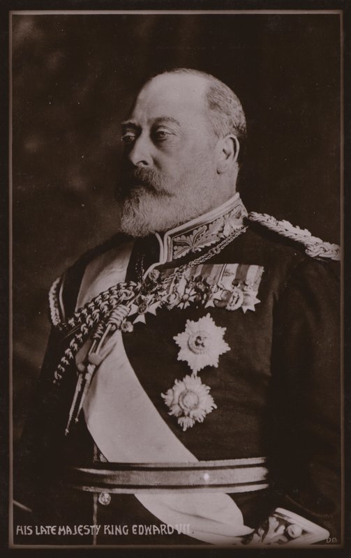 Kuningas Edward VII (s/w-kuva) tekijältä English Photographer