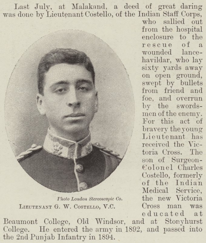 Luutnantti G W Costello, VC tekijältä English Photographer