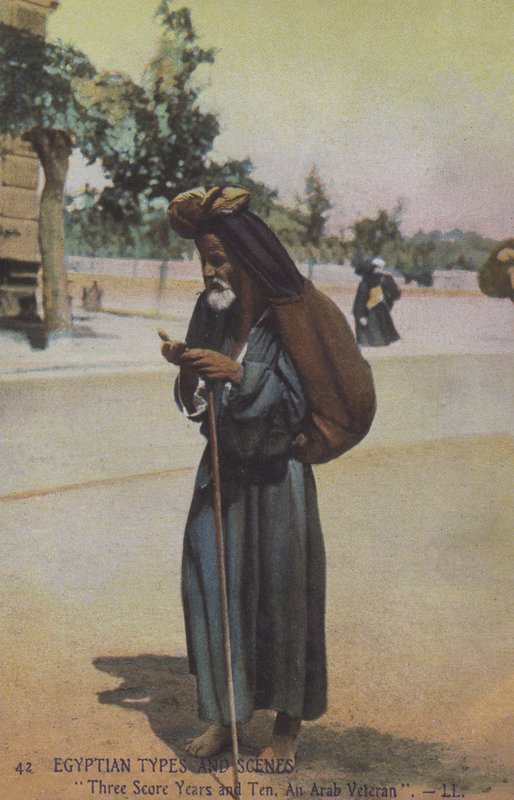Vanha arabimies, Egypti (värillinen kuva) tekijältä English Photographer