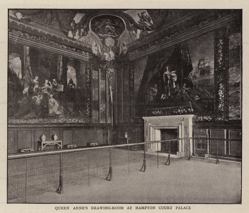 Queen Annes Drawing Room Hampton Court Palacessa tekijältä English Photographer