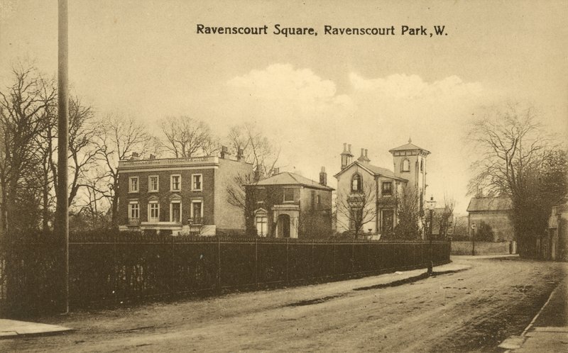 Ravenscourt Square, Ravenscourt Park, Lontoo (m/w kuva) tekijältä English Photographer