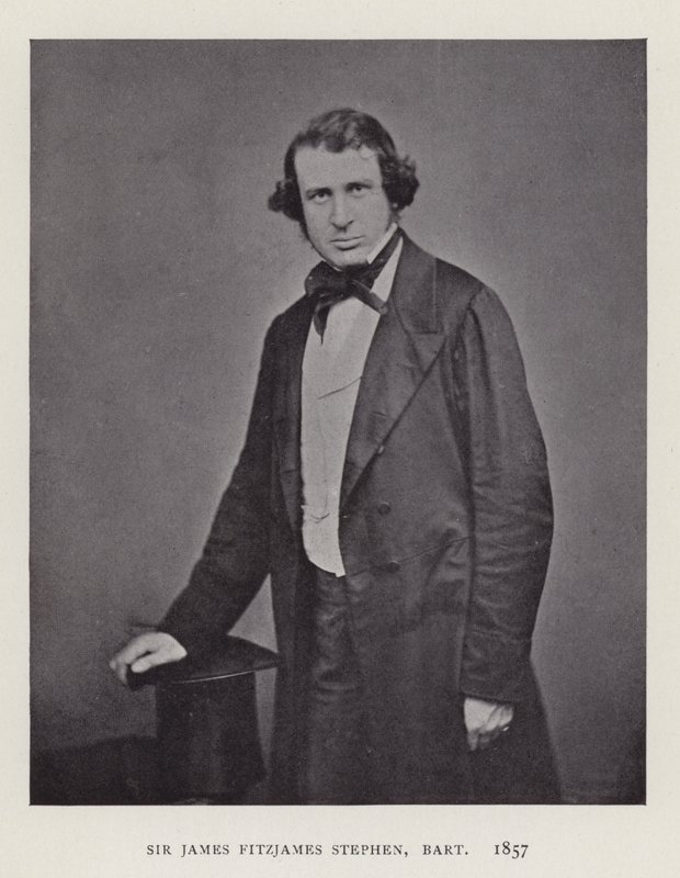 Sir James Fitzjames Stephen, Baronet, 1857 tekijältä English Photographer