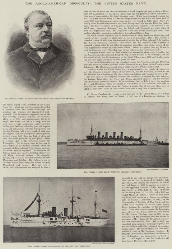 Anglo-amerikkalainen vaikeus, Yhdysvaltain laivasto tekijältä English Photographer