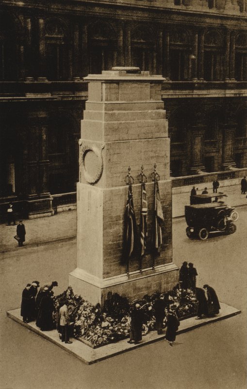 The Cenotaph, Whitehall, Lontoo (m/w kuva) tekijältä English Photographer