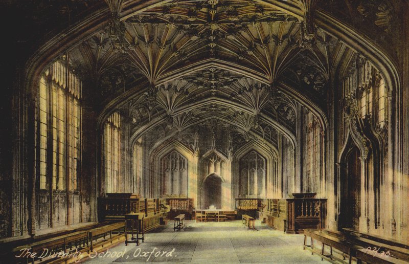The Divinity School, Oxford (värikuva) tekijältä English Photographer
