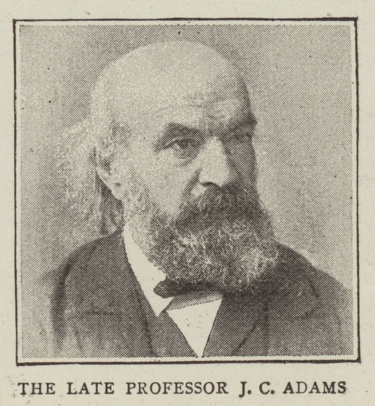 Edesmennyt professori J C Adams tekijältä English Photographer