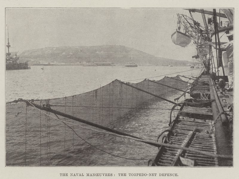 Merivoimien liikkeet, Torpedo-Net Defense tekijältä English Photographer