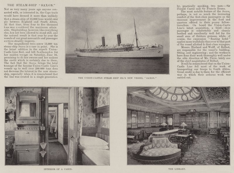 Steam-Ship Saxon tekijältä English Photographer