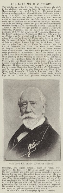 Edesmennyt Henry Courtney Selous tekijältä English Photographer