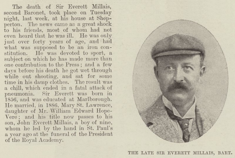 Everett Millais, edesmennyt Baronet tekijältä English Photographer