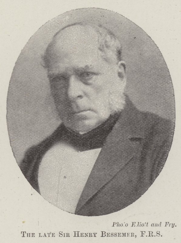 Edesmennyt Sir Henry Bessemer, FRS tekijältä English Photographer