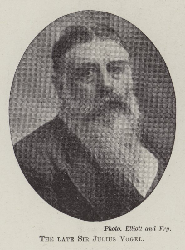 Edesmennyt Sir Julius Vogel tekijältä English Photographer