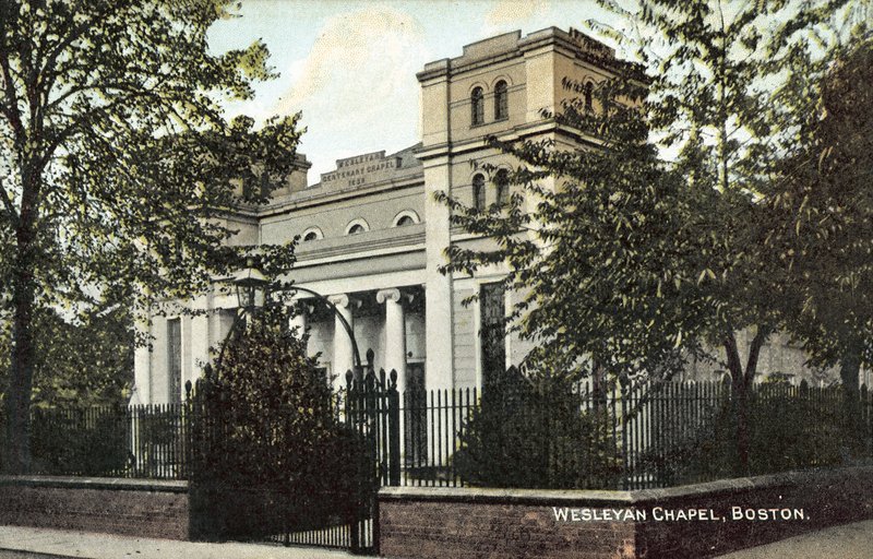 Wesleyan Chapel, Boston (värikuva) tekijältä English Photographer
