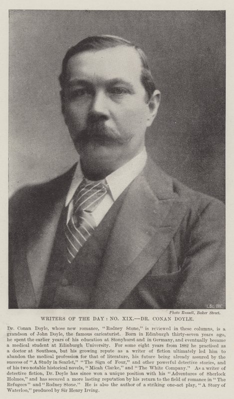 Päivän kirjoittajat, tohtori Conan Doyle tekijältä English Photographer