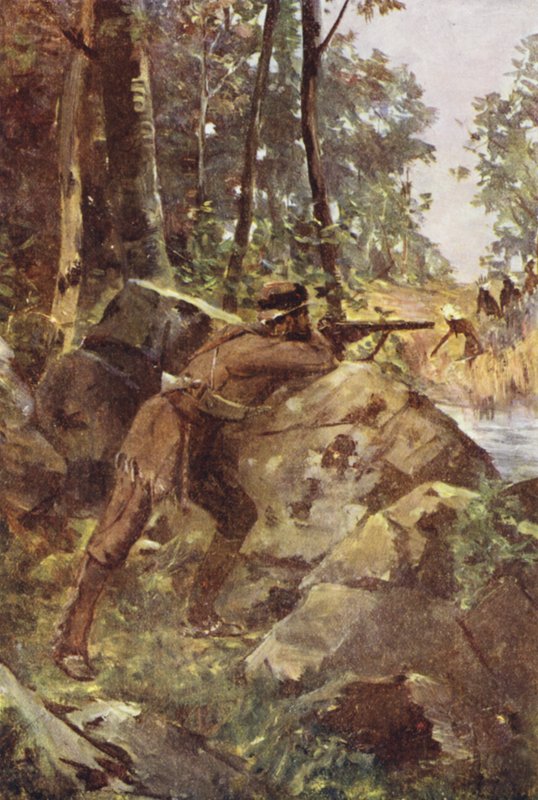 A Backwoodsman (väri litho) tekijältä English School