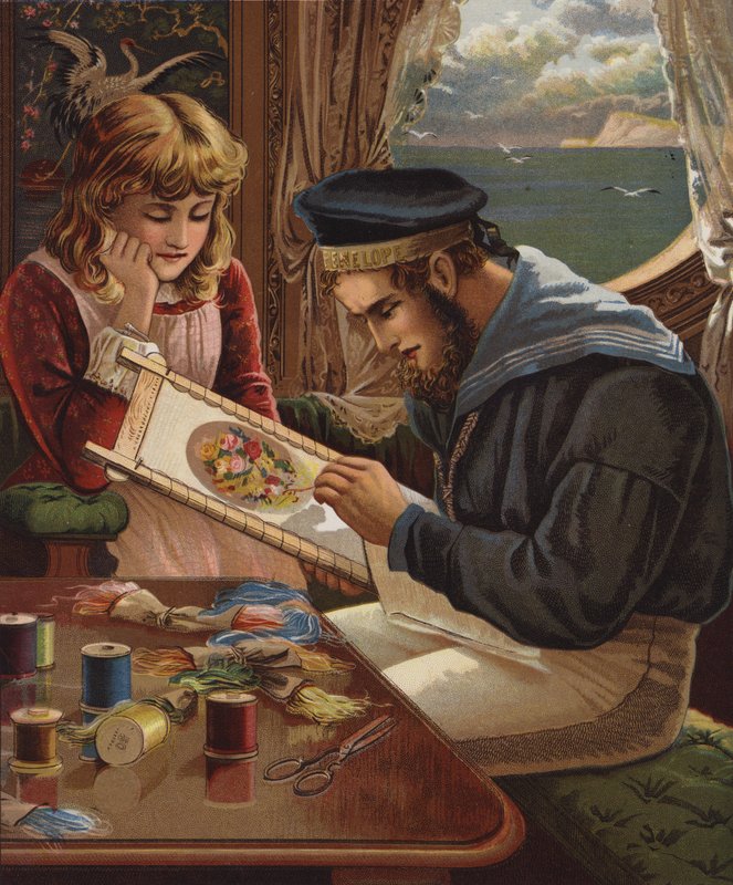 Rakkauden työ (chromolitho) tekijältä English School