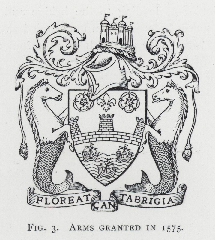 Vuonna 1575 myönnetyt aseet (kaiverrus) tekijältä English School