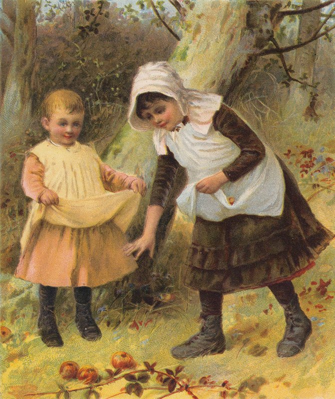 Syksy (chromolitho) tekijältä English School
