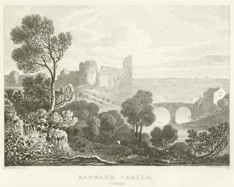 Barnard Castle, Durham (kaiverrus) tekijältä English School