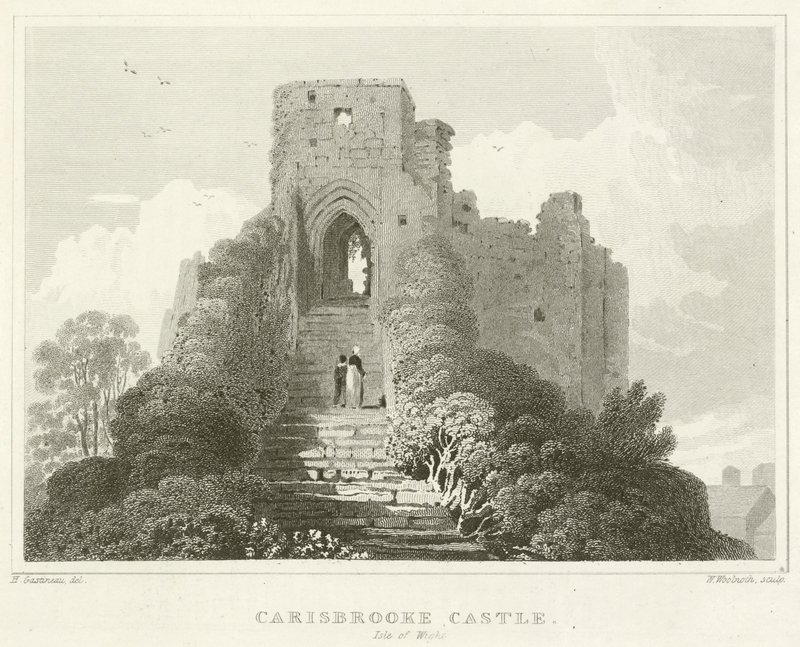 Carisbrooke Castle, Isle of Wight (kaiverrus) tekijältä English School