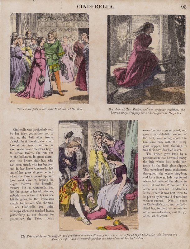 Cinderella (värillinen kaiverrus) tekijältä English School