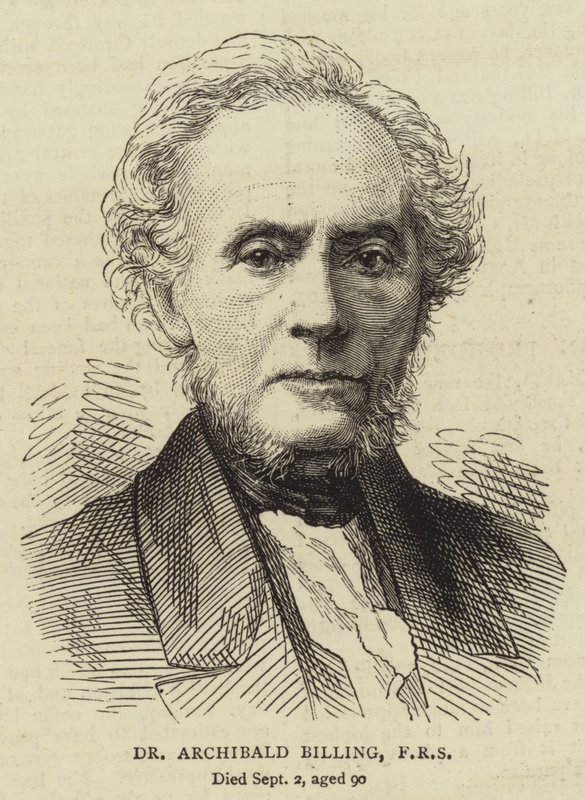 Tohtori Archibald Billing, FRS (kaiverrus) tekijältä English School