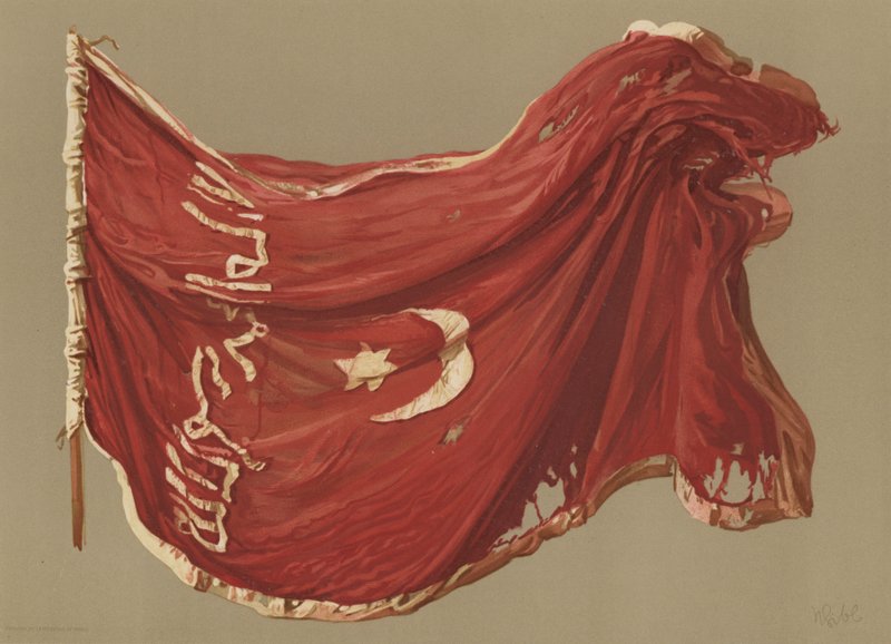 Egyptiläinen Sinkat-standardi (chromolitho) tekijältä English School
