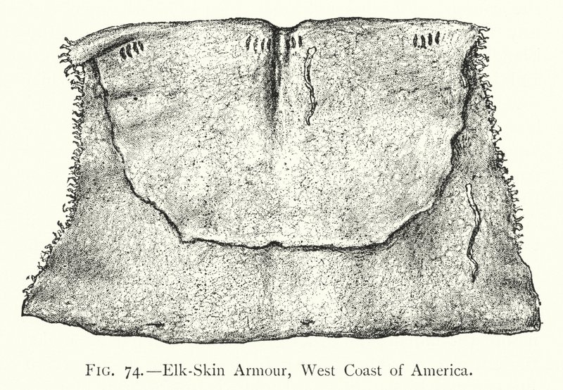 Elk-Skin Armour, Amerikan länsirannikko (litho) tekijältä English School