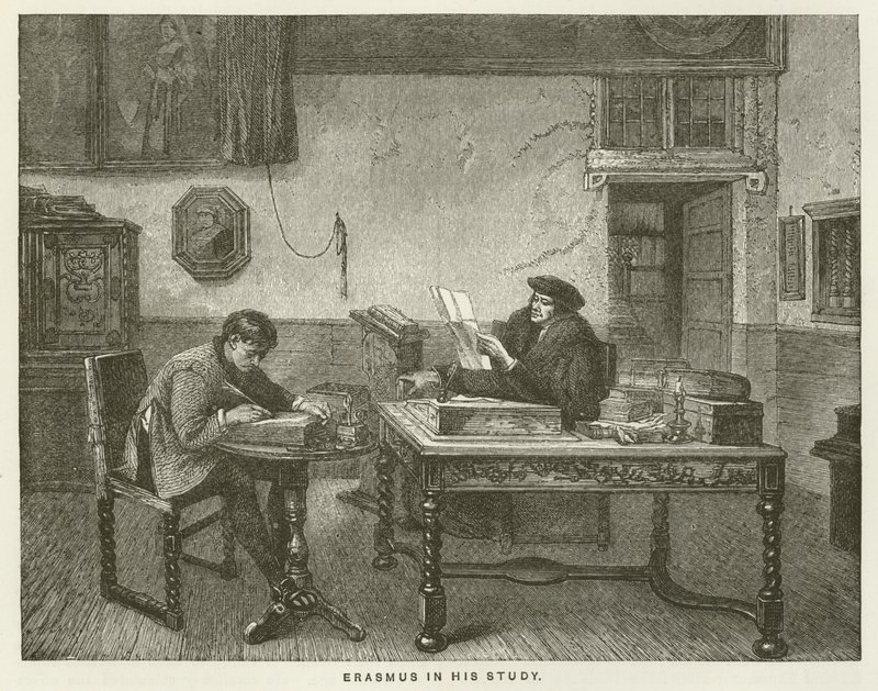 Erasmus tutkimuksessaan tekijältä English School