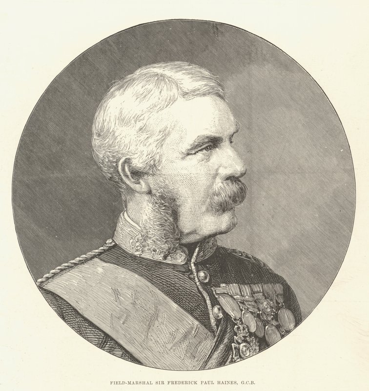Kenttämarsalkka Sir Frederick Paul Haines, GCB (kaiverrus) tekijältä English School